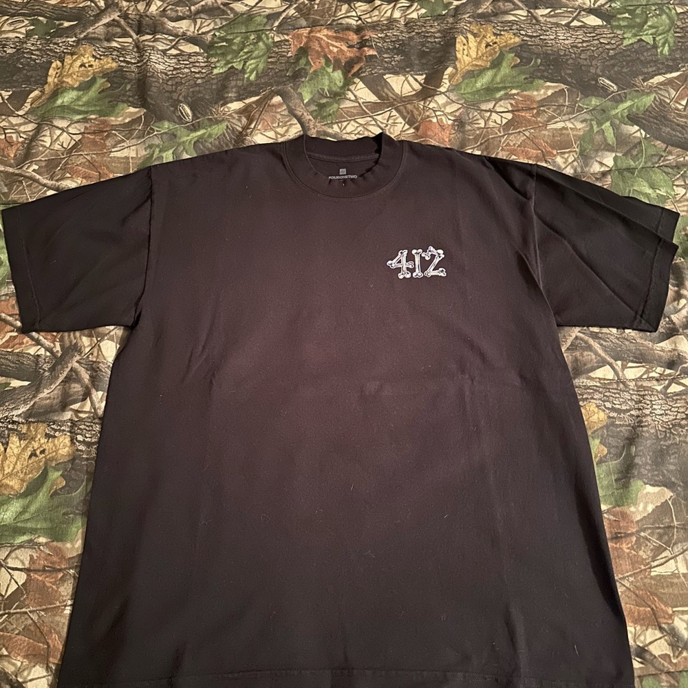 Men's Black Graphic T-Shirt